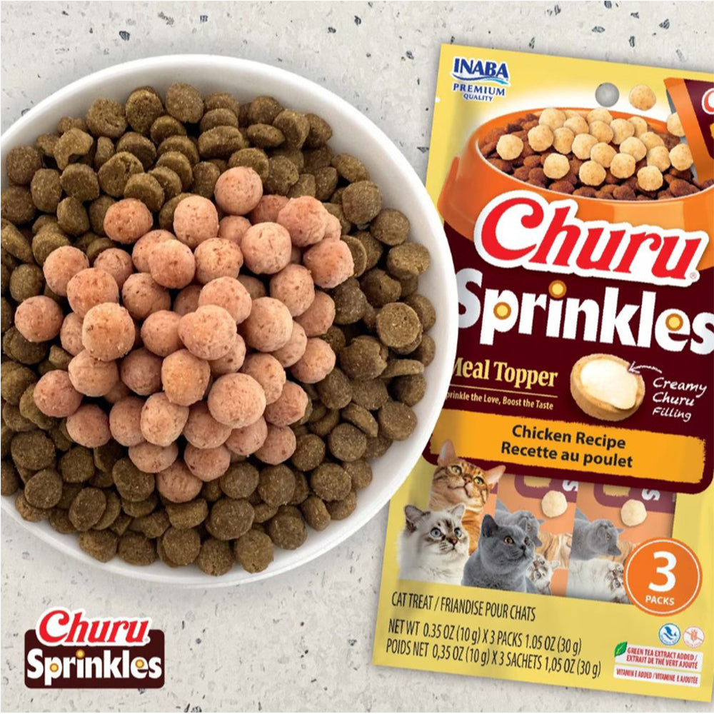 INABA Cat Churu Sprinkles Chicken 3Pcs (10g x 3) – product image 3