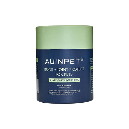 AUINPET Bone + Joint Protect Shark Cartilage Chews For Dogs & Cats 180g