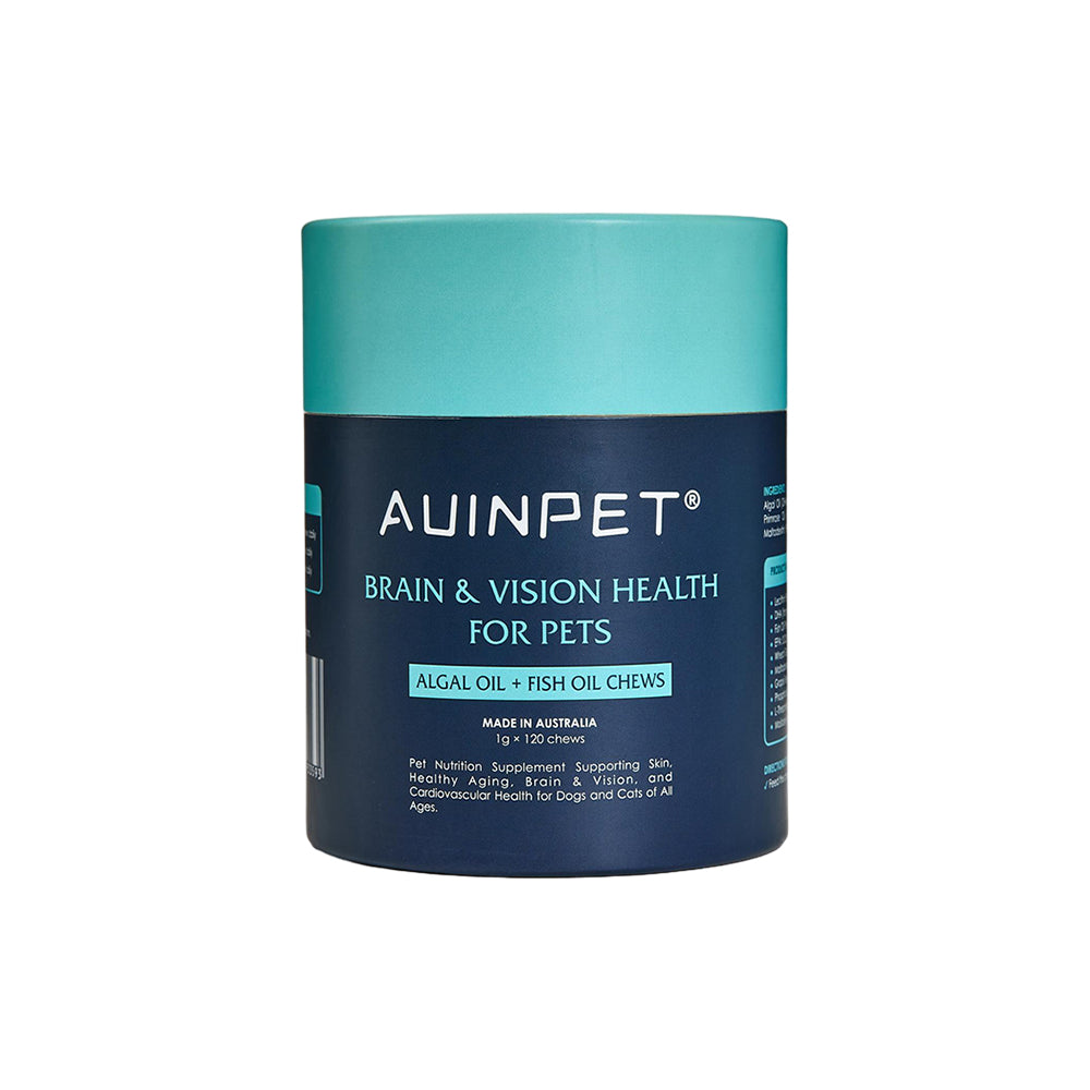 AUINPET Brain + Eye Support DHA Chews For Dogs & Cats 180g