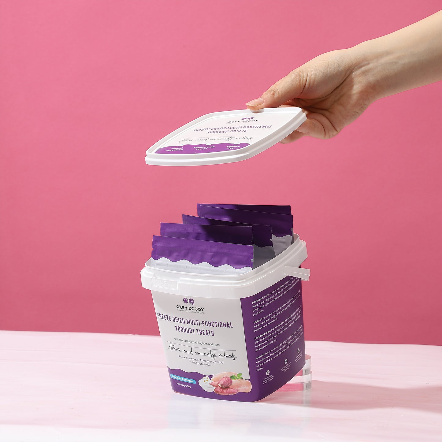 Naco + OKEY DOGGY Cat Litter & Treats Bundle