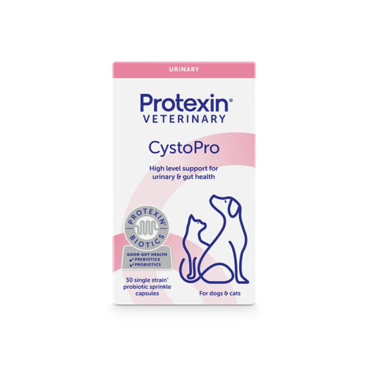Protexin CystoPro 30 urinary and gut health sprinkle capsules for dogs and cats