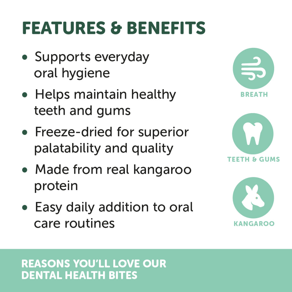 NATURAL ANIMAL SOLUTIONS Freeze Formed Dental Health Bites For Dogs & Cats – Product information image 7