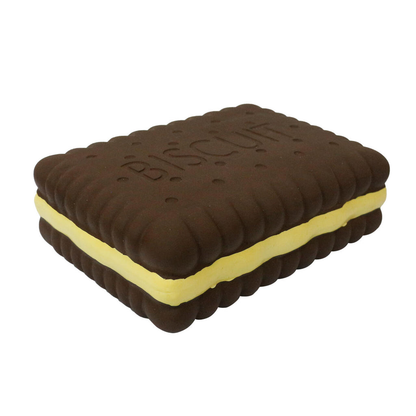 FURKIDZ Latex Biscuit Toy 16cm Chocolate