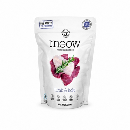 MEOW Lamb & Hoki Fish Freeze Dried Cat Treats 50g
