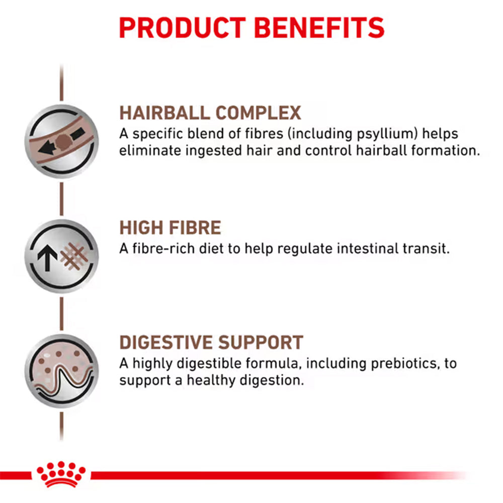 Royal Canin Veterinary Gastrointestinal Hairball Dry Cat Food 2kg — product information image