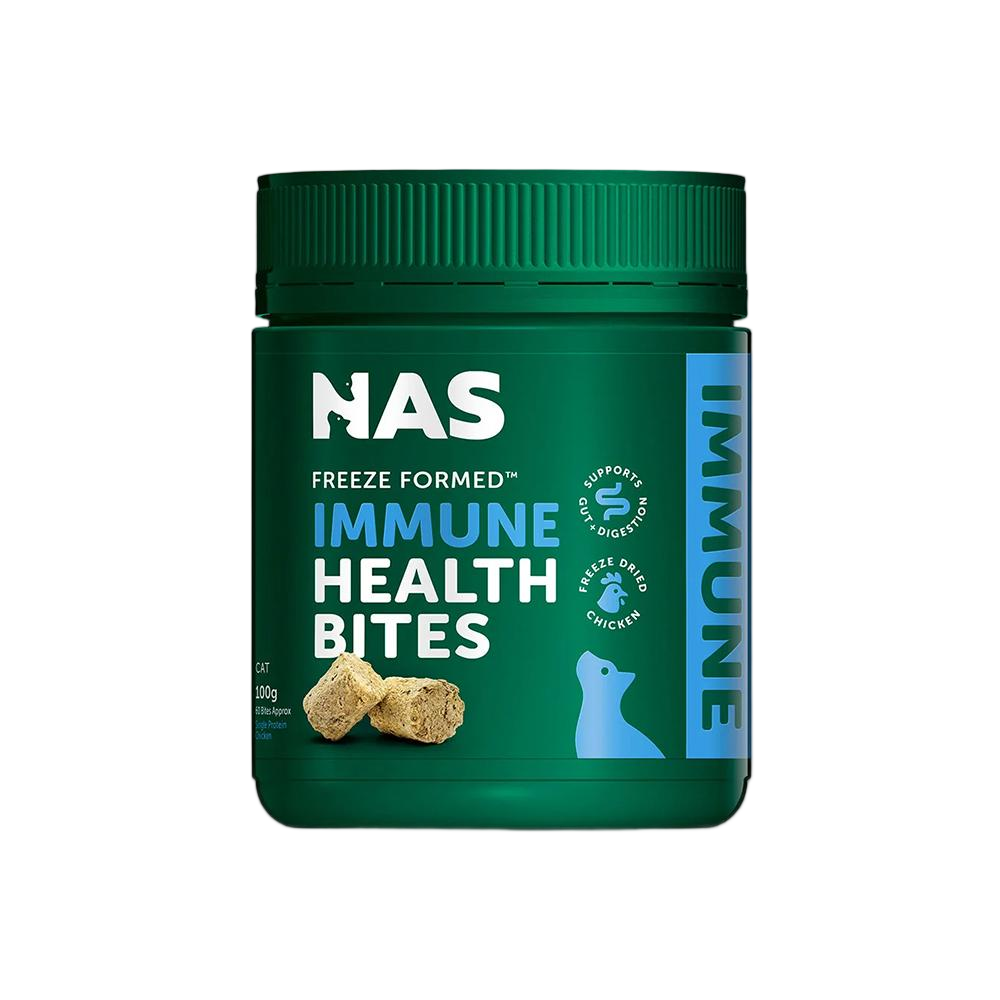 NATURAL ANIMAL SOLUTIONS Freeze Formed Feline Immune Health Bites For Cats – Front white-background product packshot