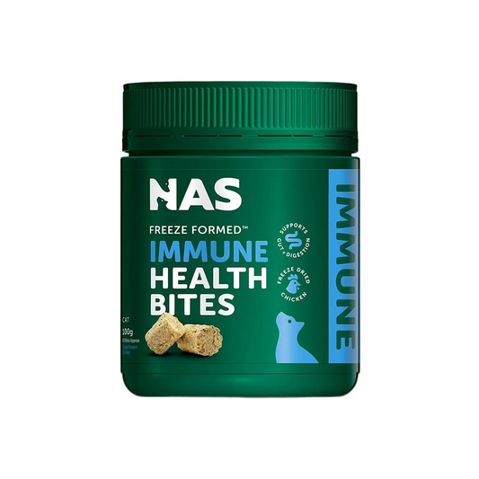 NATURAL ANIMAL SOLUTIONS Freeze Formed Feline Immune Health Bites For Cats – Front white-background product packshot