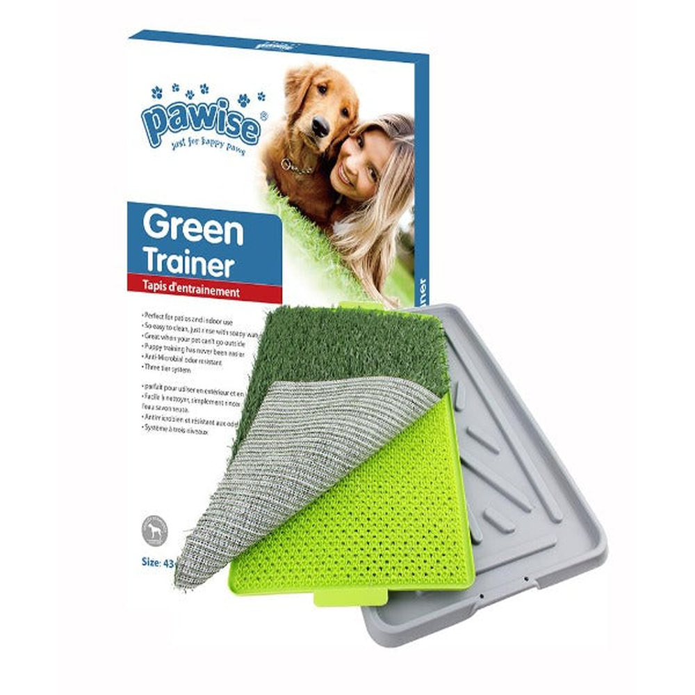 PAWISE Green Dog Trainer Toilet 68 x 42cm