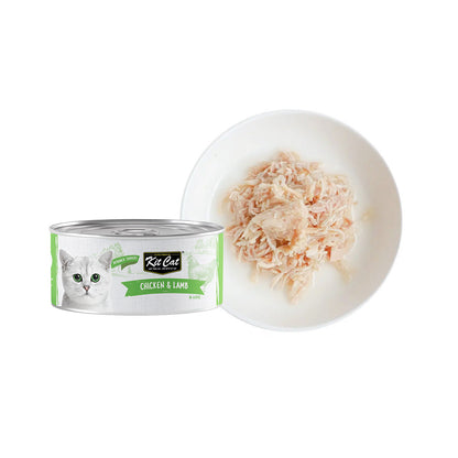 KIT CAT Chicken & Lamb Toppers Wet Canned Cat Food