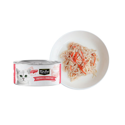 KIT CAT Chicken & Crabsticks Toppers Wet Canned Cat Food