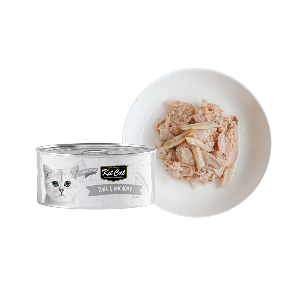 KIT CAT Tuna & Anchovy Toppers Wet Canned Cat Food