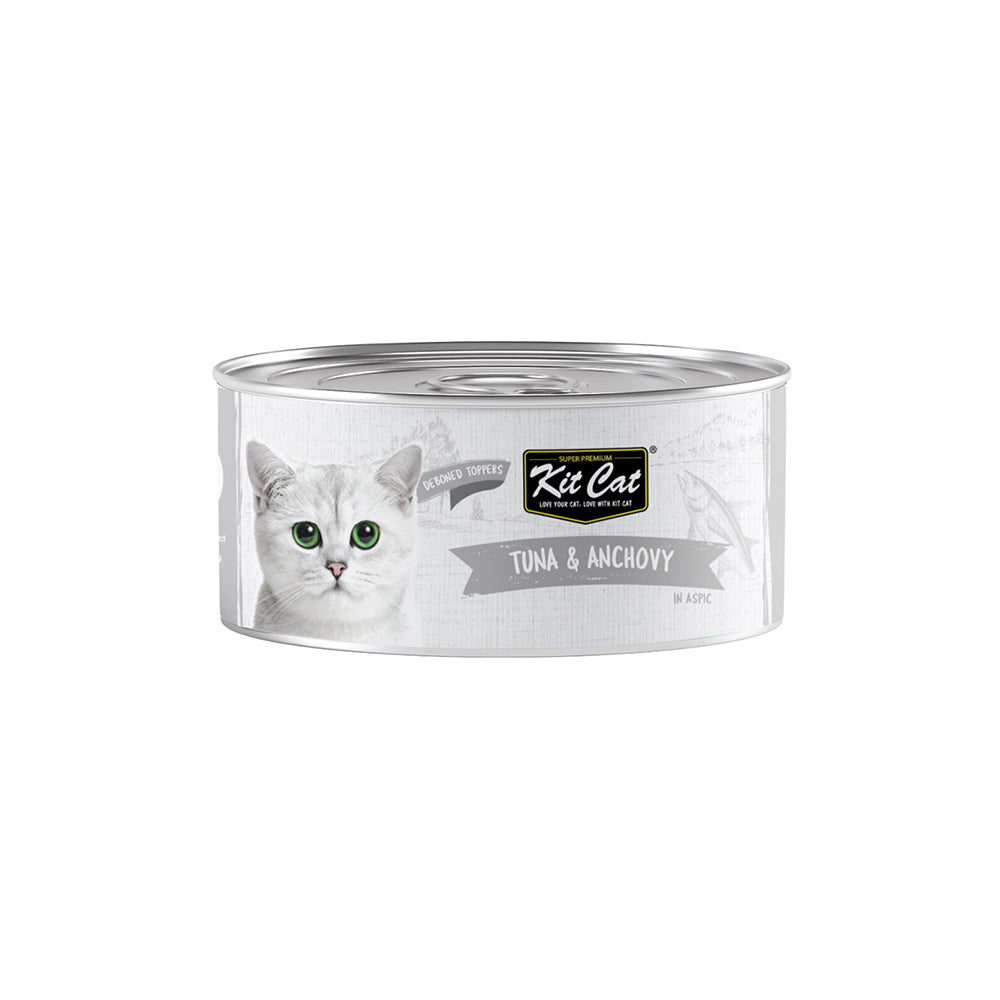 KIT CAT Tuna & Anchovy Toppers Wet Canned Cat Food