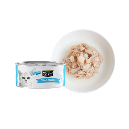 KIT CAT Tuna & Scallop Toppers Wet Canned Cat Food