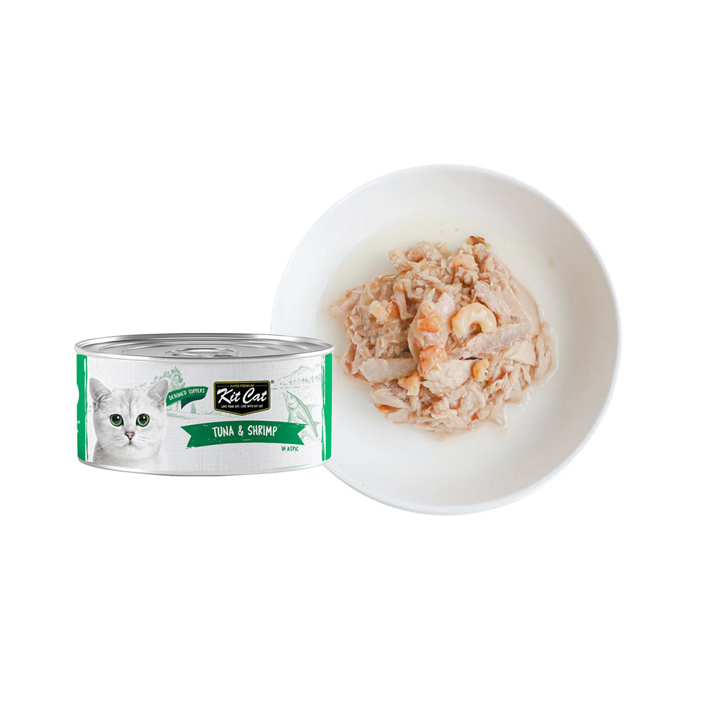 KIT CAT Tuna & Shrimp Toppers Wet Canned Cat Food