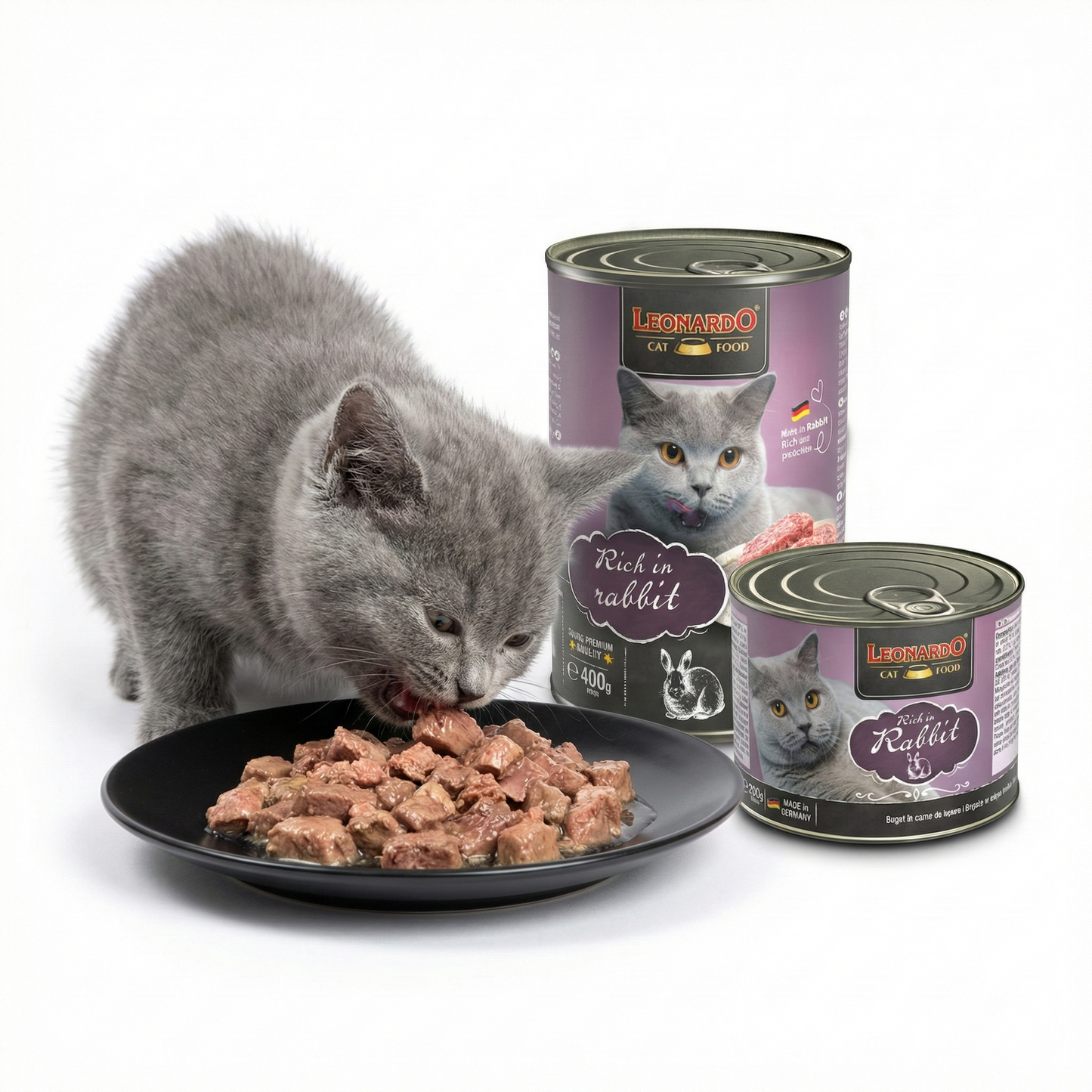 LEONARDO Quality Selection Rabbit Wet Cat Food