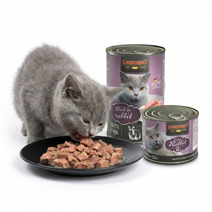 LEONARDO Quality Selection Rabbit Wet Cat Food