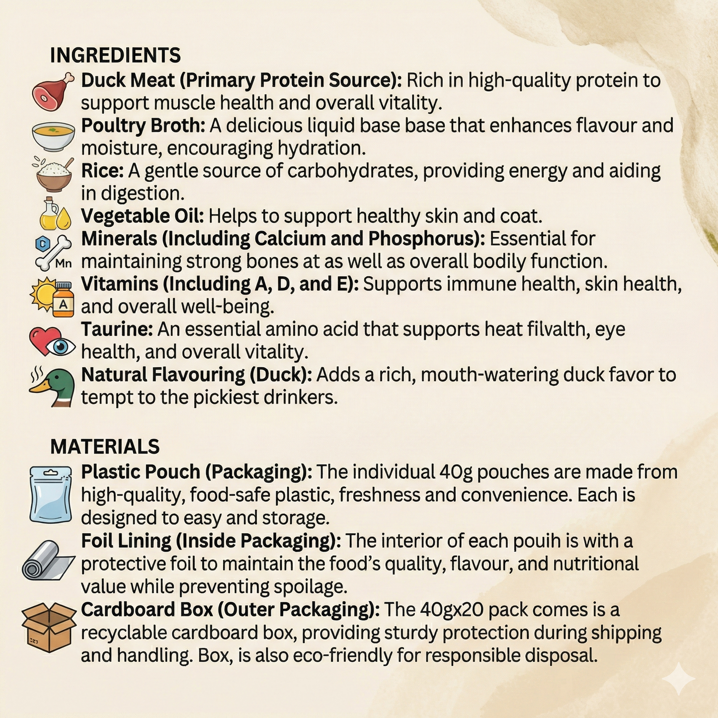 LEONARDO Drink With Duck Wet Cat Food