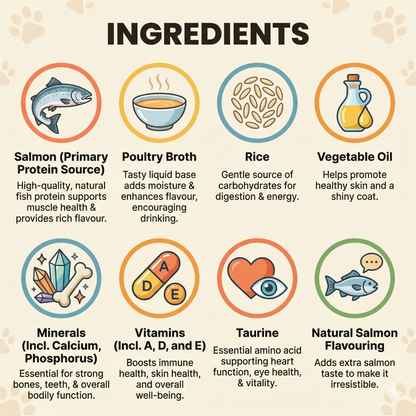 LEONARDO Drink With Salmon Wet Cat Food