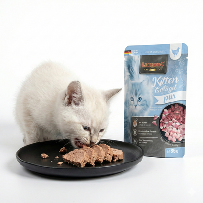 LEONARDO Finest  Selection Kitten Poultry Pure Wet Cat Food