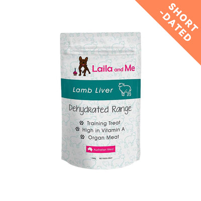 【Expiry-12/2023】LAILA & ME Dehydrated Range Lamb Liver Dog Treats 100g