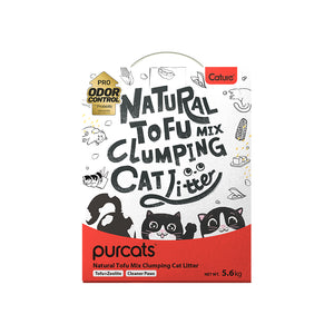 CATURE Tofu Clumping Cat Litter Pellet & Natural Mineral 14L/5.6Kg