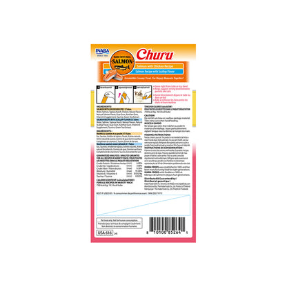 INABA Cat Churu Puree Salmon Chicken Variety 140g (14g x 10) – product image 2