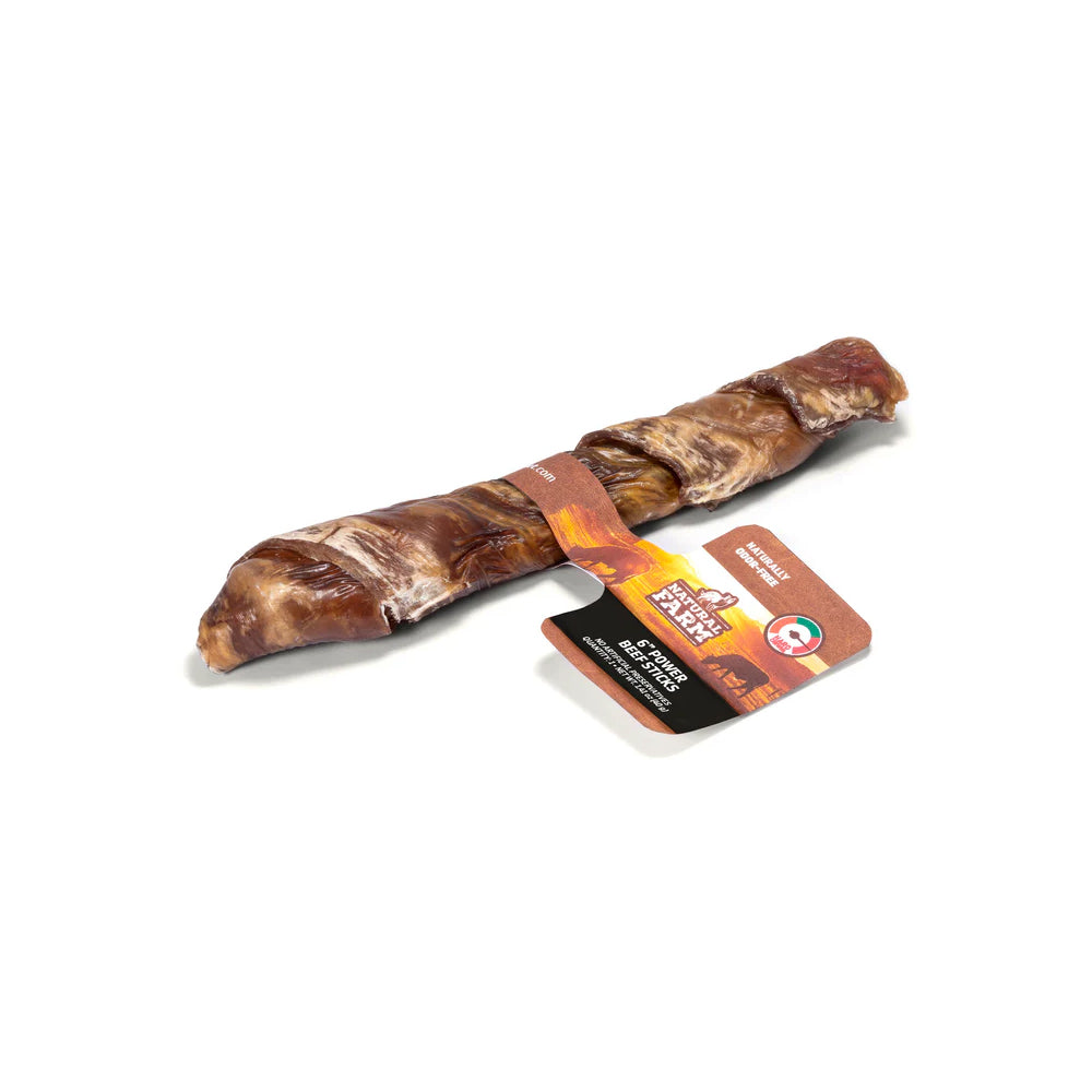 NATURAL FARM Power Beef Stick Joint Support Chew Dog Treats product image