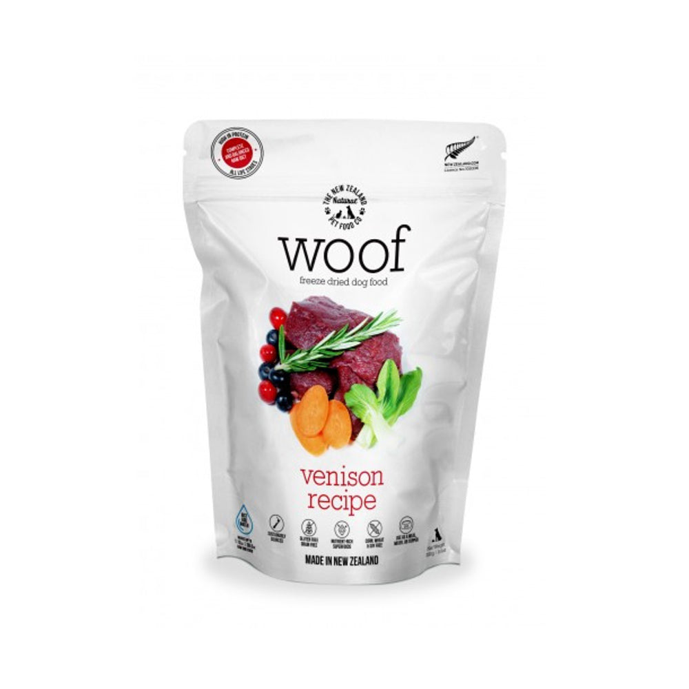 WOOF Wild Venison Freeze Dried Dog Food 280g
