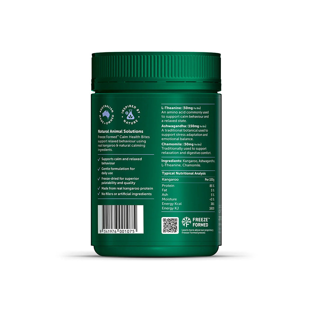 NATURAL ANIMAL SOLUTIONS Freeze Formed Calm Health Bites For Dogs & Cats – Source product packaging and information image 6