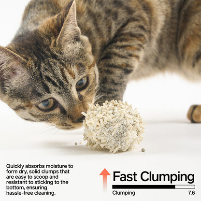 PIDAN Composite Cat Litter - 7L/3.6Kg(Tofu Litter 60%+Bentonite Clay 30%+Starch Litter 10%)