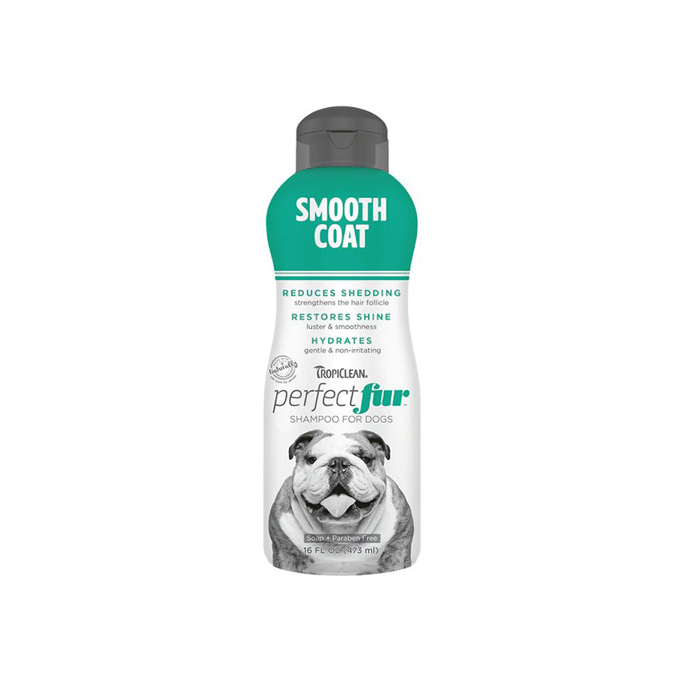 TROPICLEAN Perfect Fur Smooth Coat Dog Shampoo 473ml