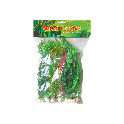AMAZON JUNGLE Mixed Artificial Aquarium Plants 6 Packs 10/20/30cm — product image 3