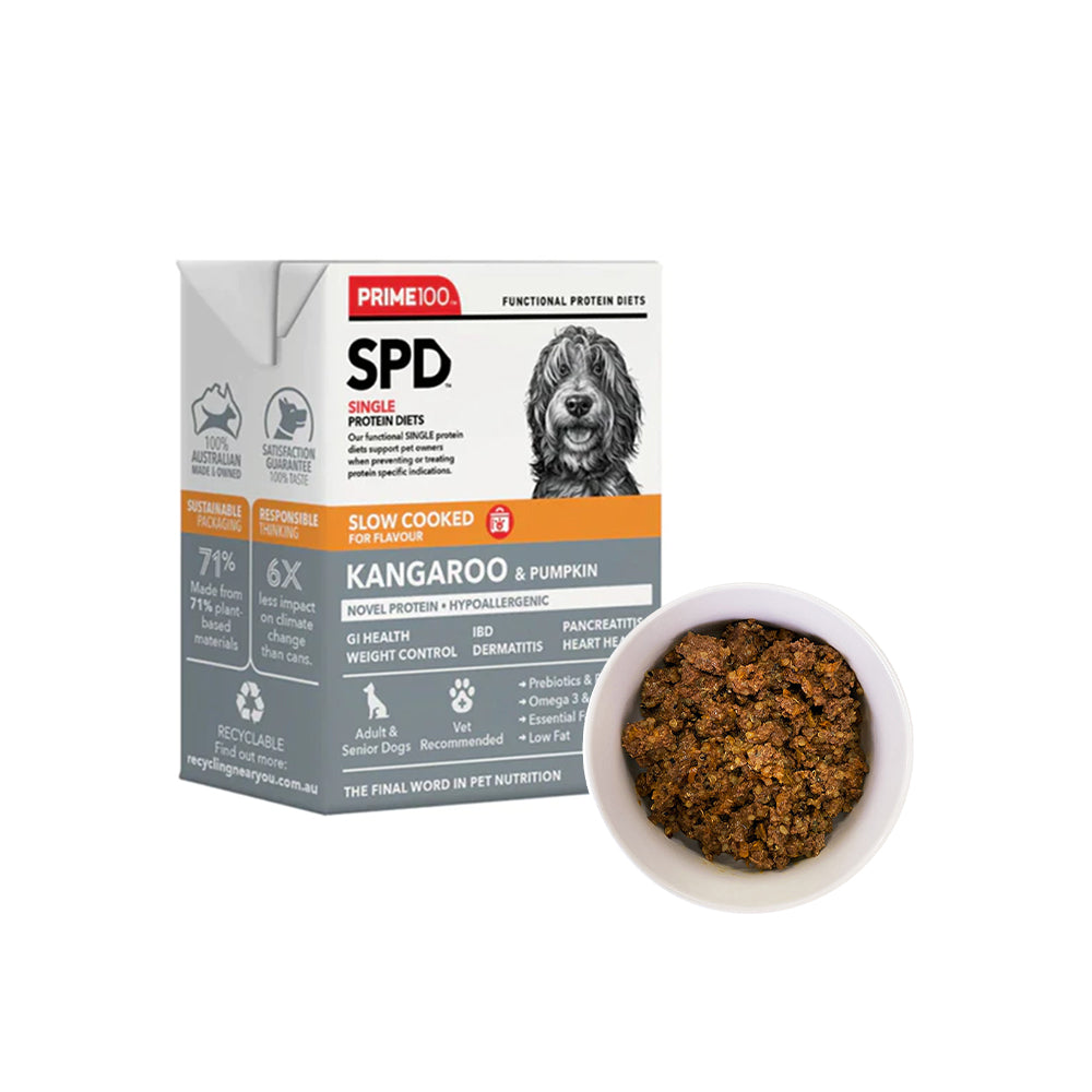 PRIME100 SPD Slow Cooked Kangaroo & Pumpkin Wet Dog Food 354g