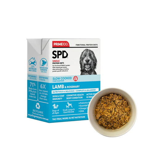 PRIME100 SPD Slow Cooked Lamb & Rosemary Wet Dog Food 354g