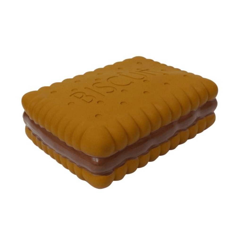 FURKIDZ Latex Biscuit Toy 20cm Plain