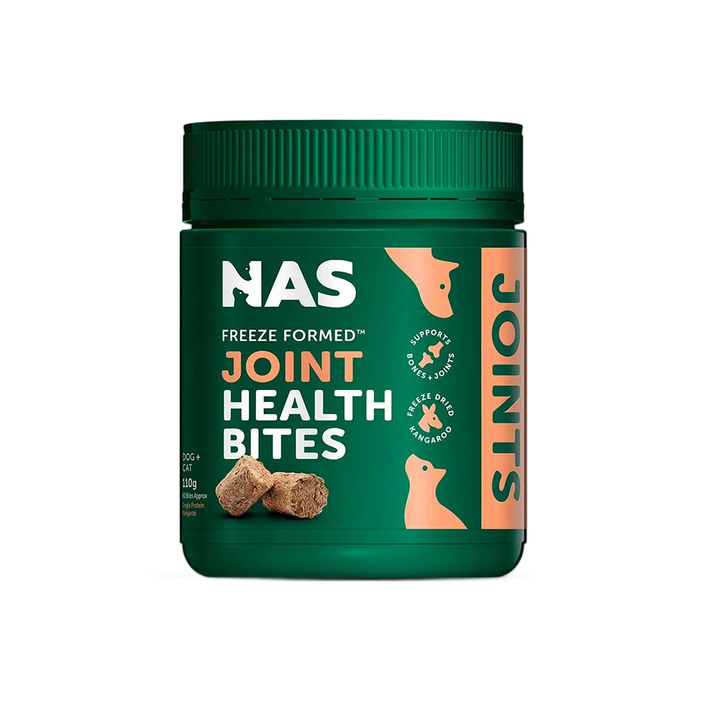 NATURAL ANIMAL SOLUTIONS Freeze Formed Joint Health Bites For Dogs & Cats – Front white-background product packshot