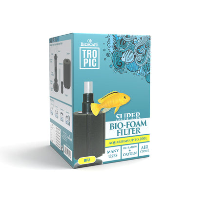 BIOSCAPE Super Bio-Foam Aquarium Sponge Filter BF-2/BF-4 — product image 1