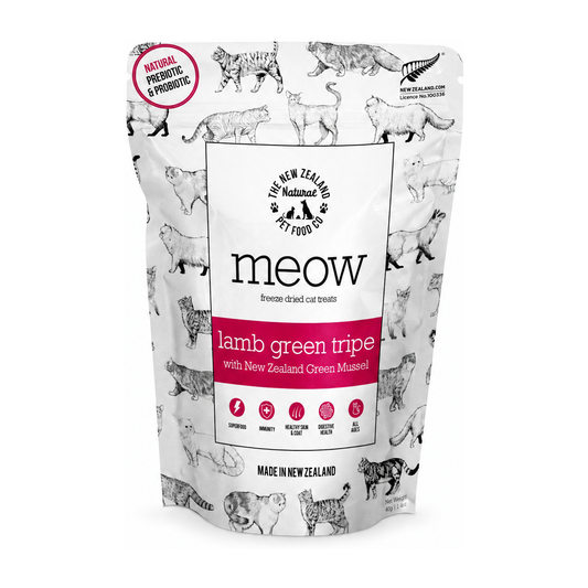 MEOW Lamb Green Tripe Freeze Dried Cat Treats 40g