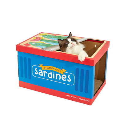 FOFOS Sardine Canned Box Cat Scratcher