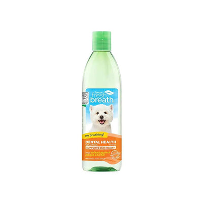 TROPICLEAN Fresh Breath Dog Oral Care Water Additive for Skin & Coat Health 473ml