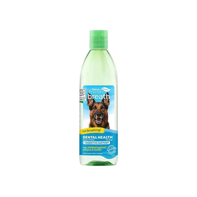 TROPICLEAN Fresh Breath Oral Care Water Additive Plus Digestive Support for Dogs 473ml