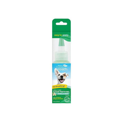 TROPICLEAN Fresh Breath Vanilla Mint Oral Care Clean Teeth Gel for Dogs 59ml