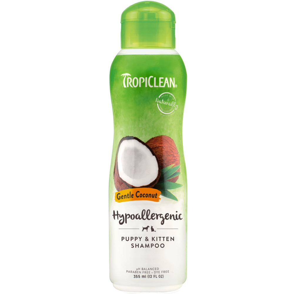 TROPICLEAN Gentle Coconut Shampoo For Puppy & Kitten 355ml