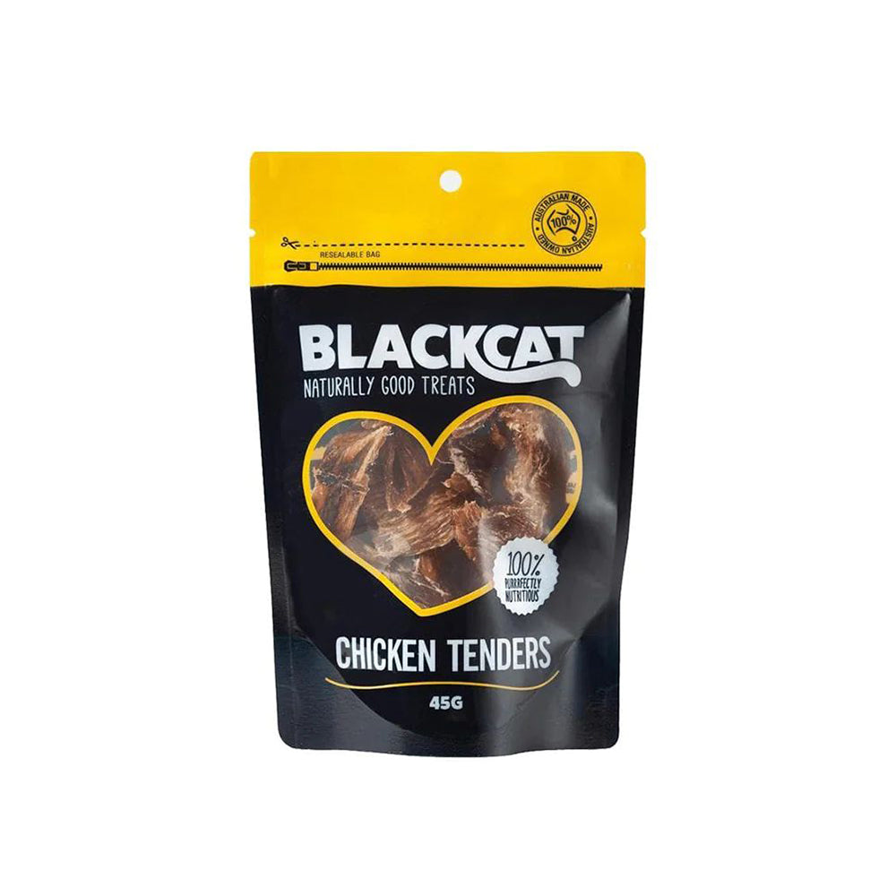 BLACKCAT Chicken Tenders Dry Cat Treats 45g