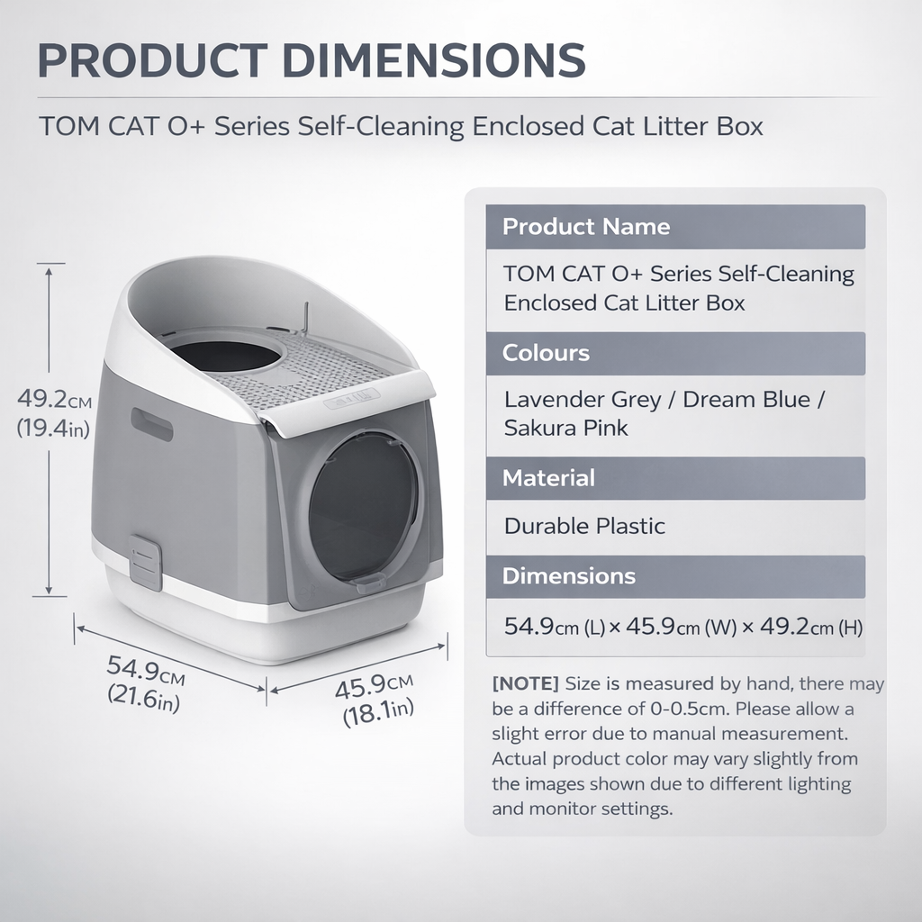 PAKEWAY Tomcat Grey Free Cabin Cat Litter Box