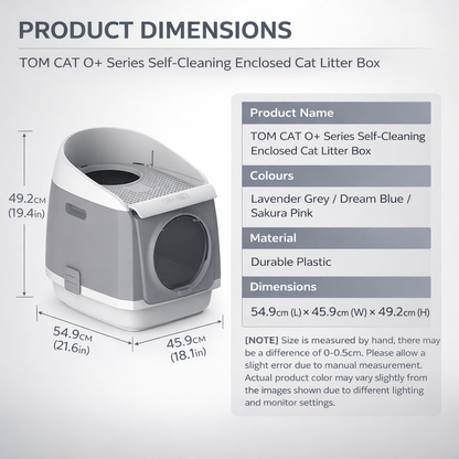 PAKEWAY Tomcat Blue Free Cabin Cat Litter Box