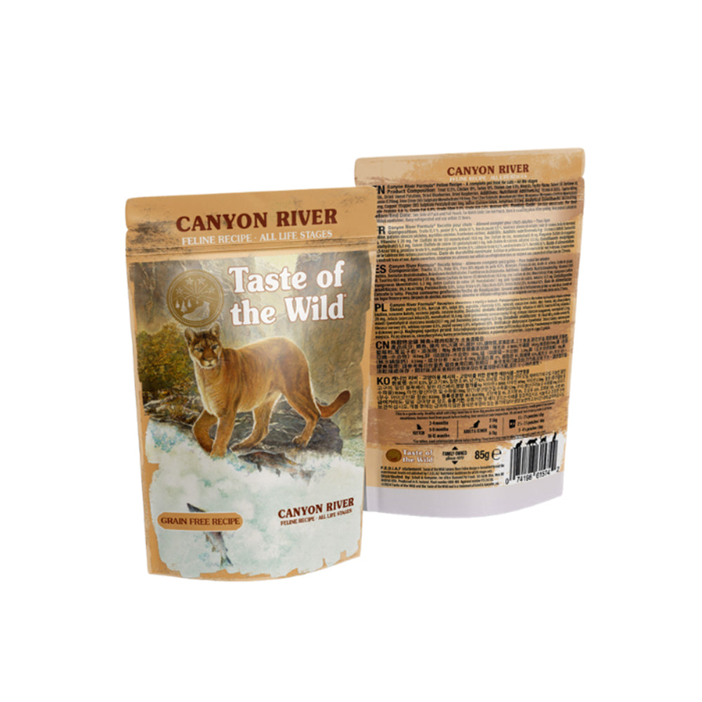 TASTE OF THE WILD Canyon River Chunks In Gravy Pouch Wet Cat Food