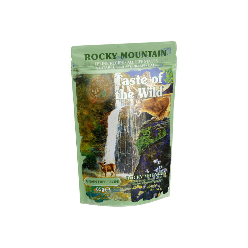 TASTE OF THE WILD Rocky Mountain Chunks In Gravy Pouch Wet Cat Food
