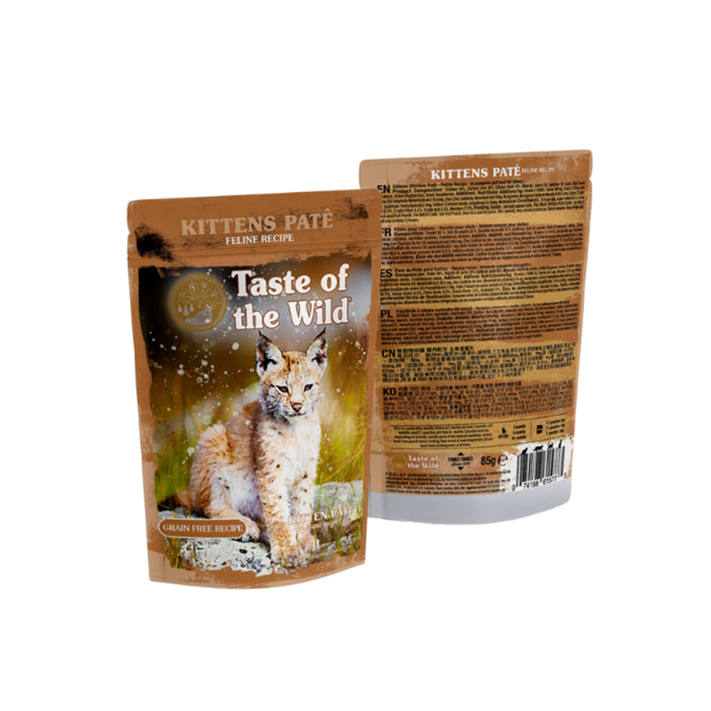TASTE OF THE WILD Kitten Chicken Pate Pouch Wet Cat Food