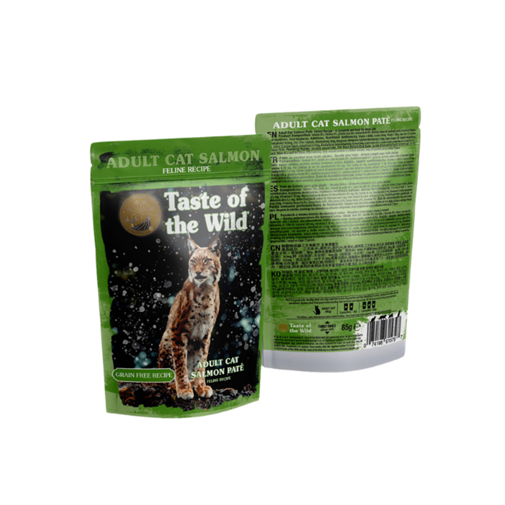 TASTE OF THE WILD Salmon With Chicken Pate Pouch Adult Wet Cat Food